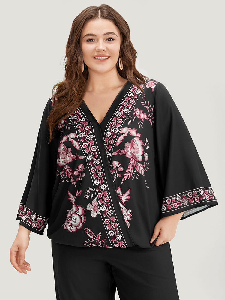 WEEKDAY WRAP WOVEN TOP