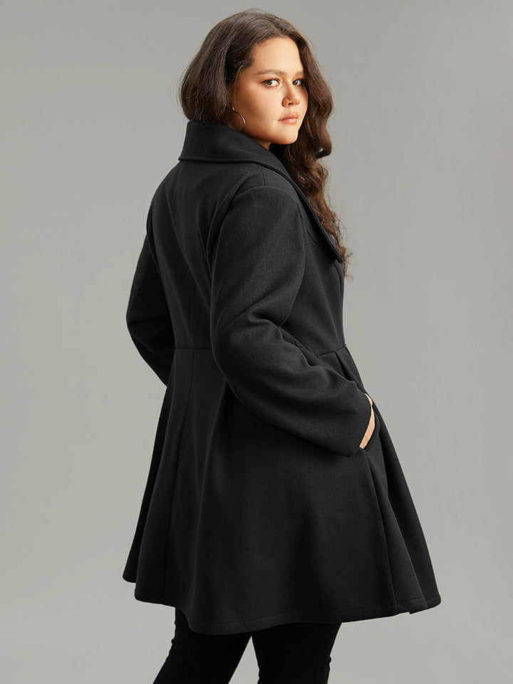 Bloomchic Foldover Collar Pocket Asymmetrical store Hem Belted Coat Size 14-16 1X NWT