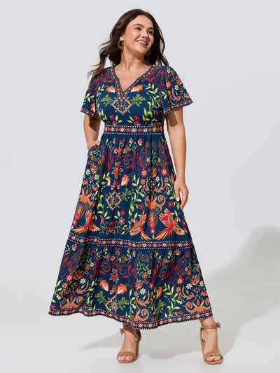 prom short dresses with sleeves A-Line Puff Tulle Lace Blue Dress, Blue Homecoming – shopluu Ygbgbb Women Dresses Party RD-07.25.25 Size:Resilient Smooth and secure fit