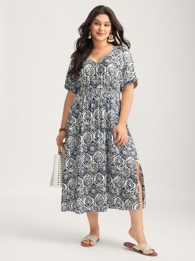 plus size boho maxi dress Lenago Plus Size Boho Summer Sundress for Women, Smocked Tiered Long Solid Maxi Dress