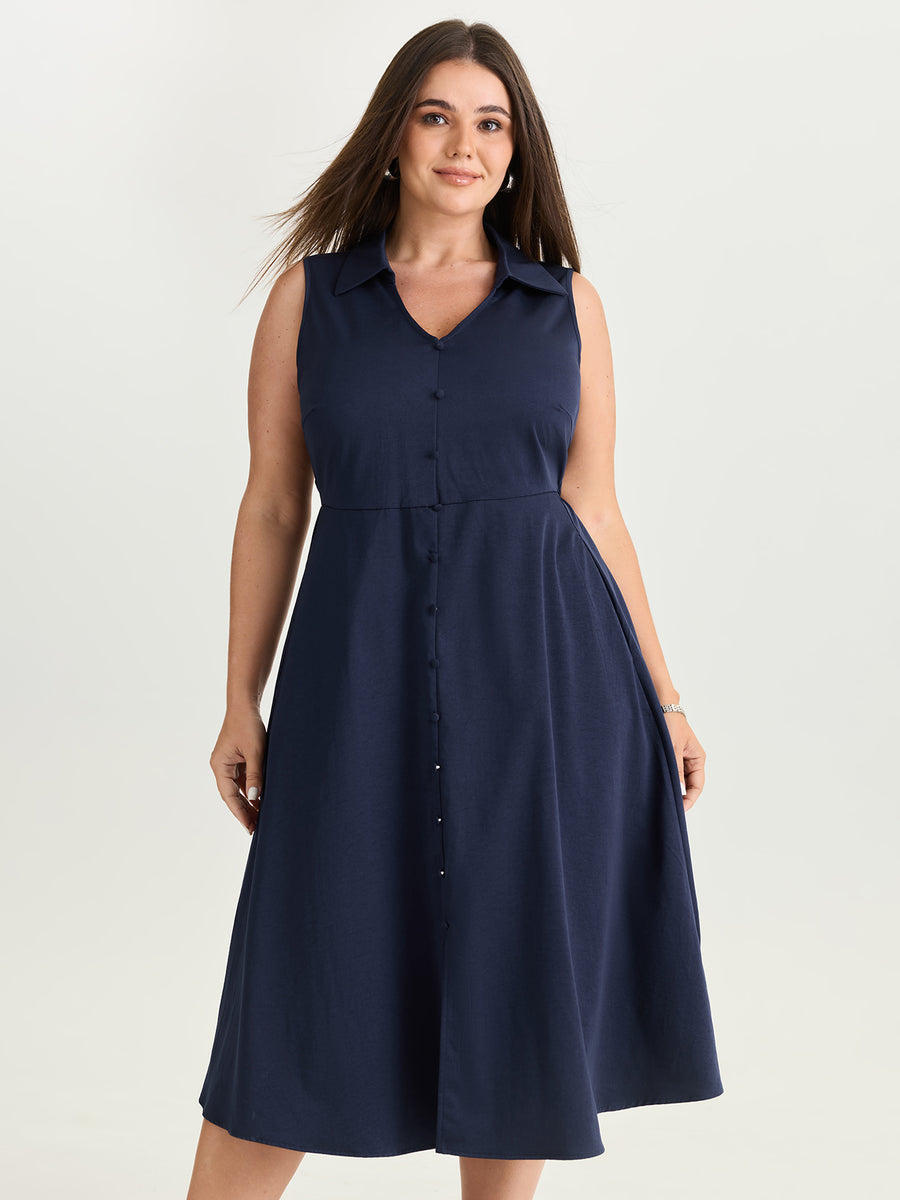 midi formal dress with pockets Pink Floral-Print Midi Casual Dress with Pockets Blush Ribbon Floral Print / Medium
