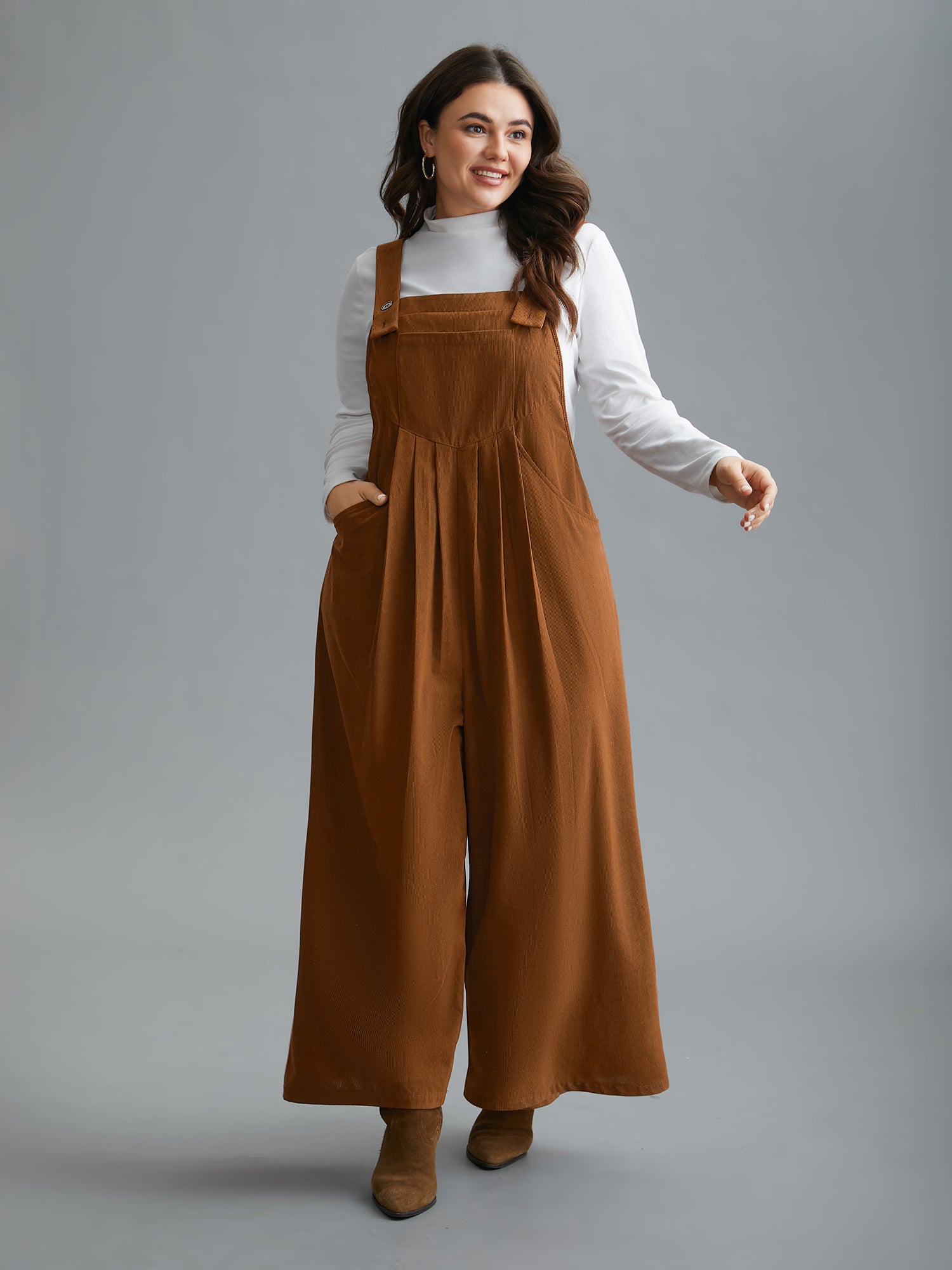 Jumpsuit with skirt plus size hotsell