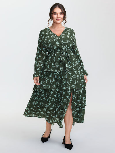 emerald green cocktail dress plus size Baltic Born Womens Nora Midi Dress | Dusty Mauve