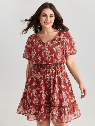 white christmas dresses Abby Rose 3190 Plus Size Cocktail Dress Corset Long Sleeve Homecoming Dress Formal Flared 28 / Dolphin Blue