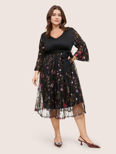 green emerald velvet dress BloomChic Women's Plus Size Bloom Dress
