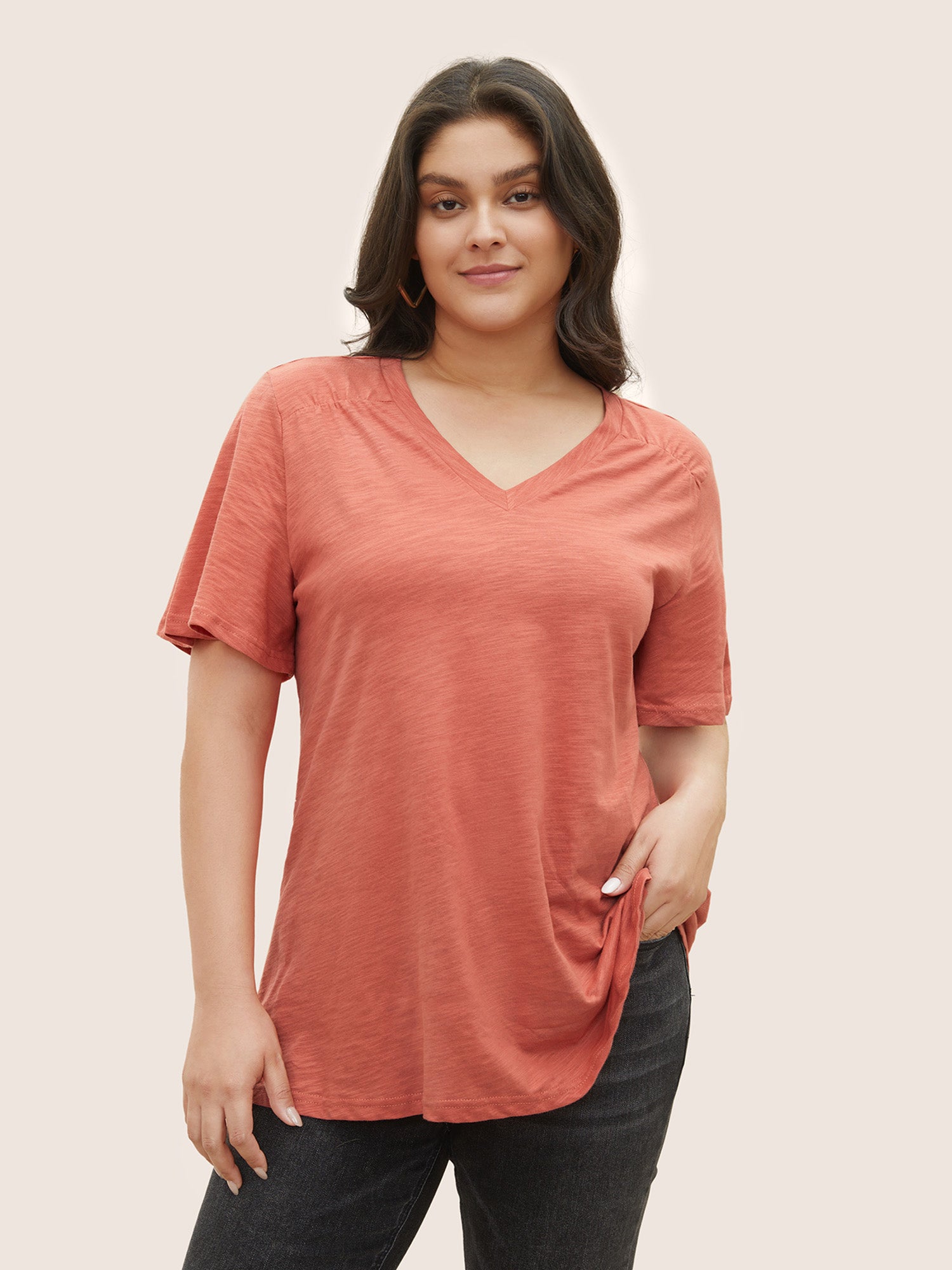 Heather Clover Beaded T-Shirt main image 1