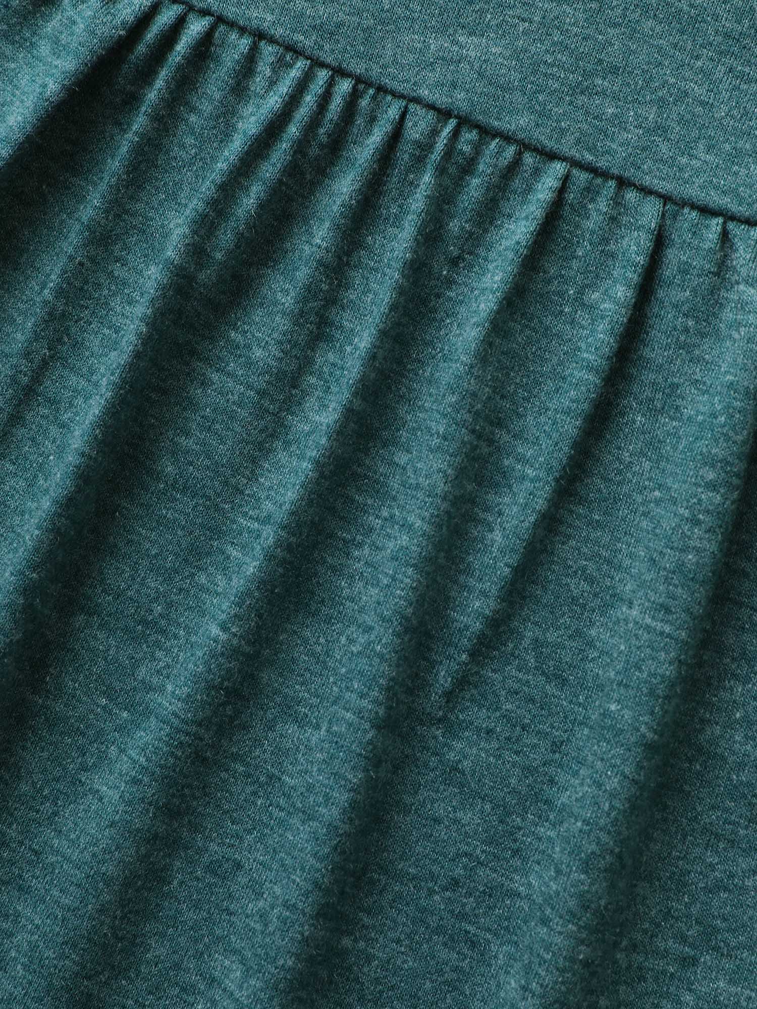 Layered Ruffle Pocket Long Sleeve T-Shirt main image 1