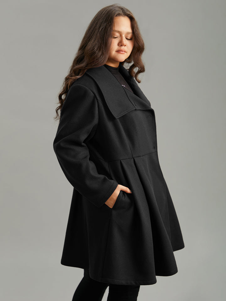 Bloomchic Foldover Collar Pocket Asymmetrical store Hem Belted Coat Size 14-16 1X NWT