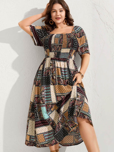 boho style dresses plus size Floral Dress | Bohemian, Hippie & Gypsy Fashion Embrace your inner free spirit in this hippie gypsy JNGSA Women's Boho Maxi Dresses