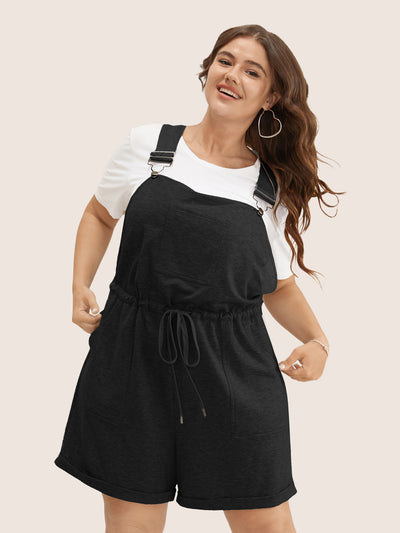 white christmas dresses Final Sale Plus Size Romper Blue main image 0