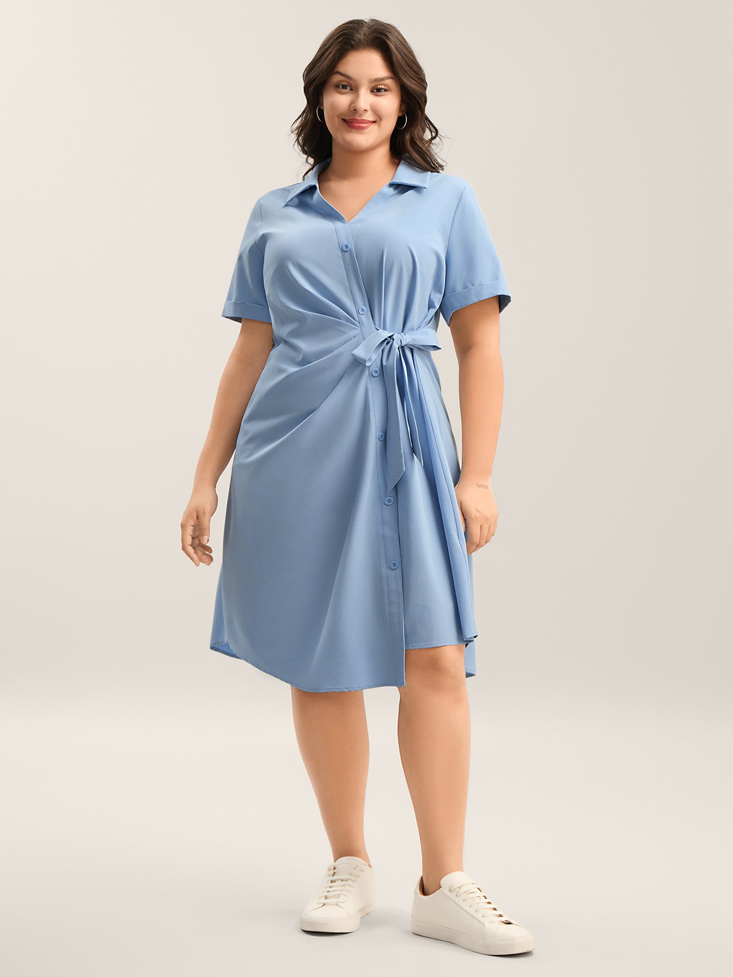 knotted shirt dress Knotted Denim Shirt Dress Swoon Boutique New Orleans