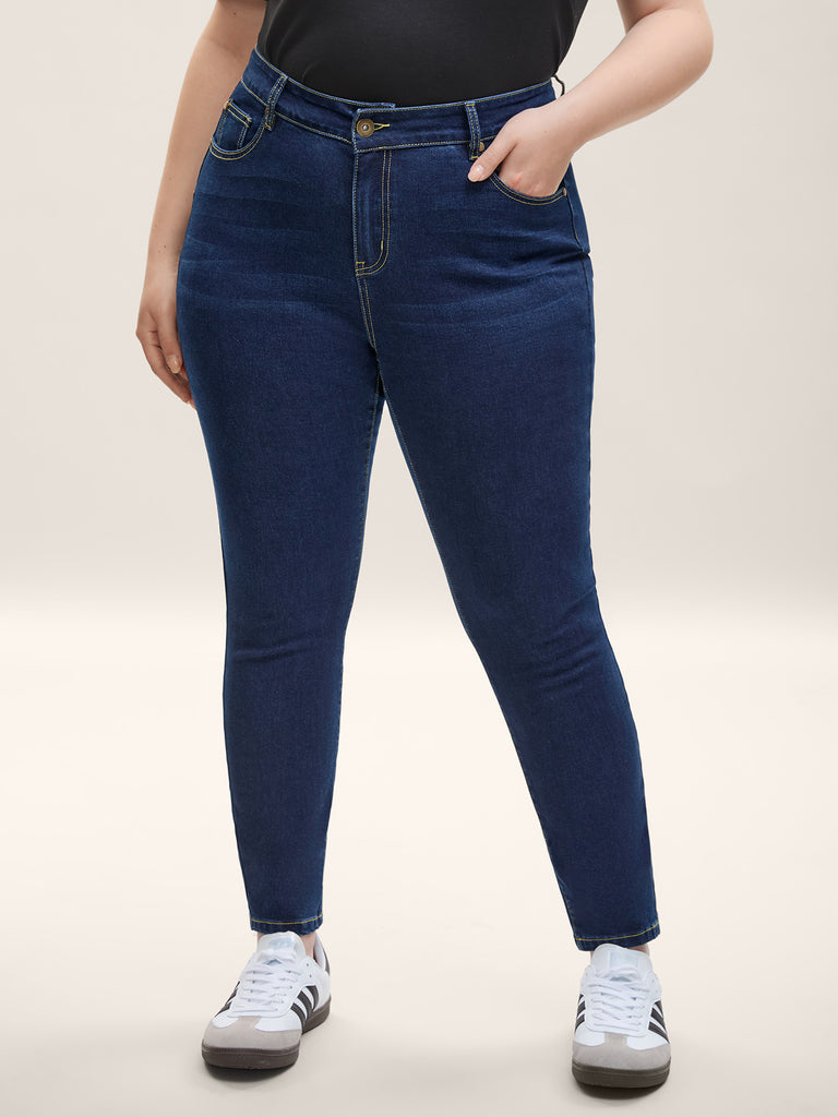 Mid Rise Skinny-Fit Classic Jeans