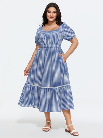 Plus Size and Curvy Pocket Dresses for Women Sizes 10-30 | BloomChic   Tagged "Plaid"