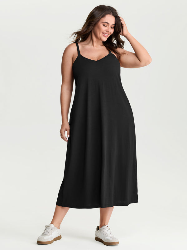 midi dress stretchy BloomChic Women's Plus Size Supersoft Supportive Bra Flowy Pureblack Solid Midi Casual 14-16/1X 100% Polyester. Trash the Wedding Dress Size:42 Short Jacket 1840BFWEEKEND