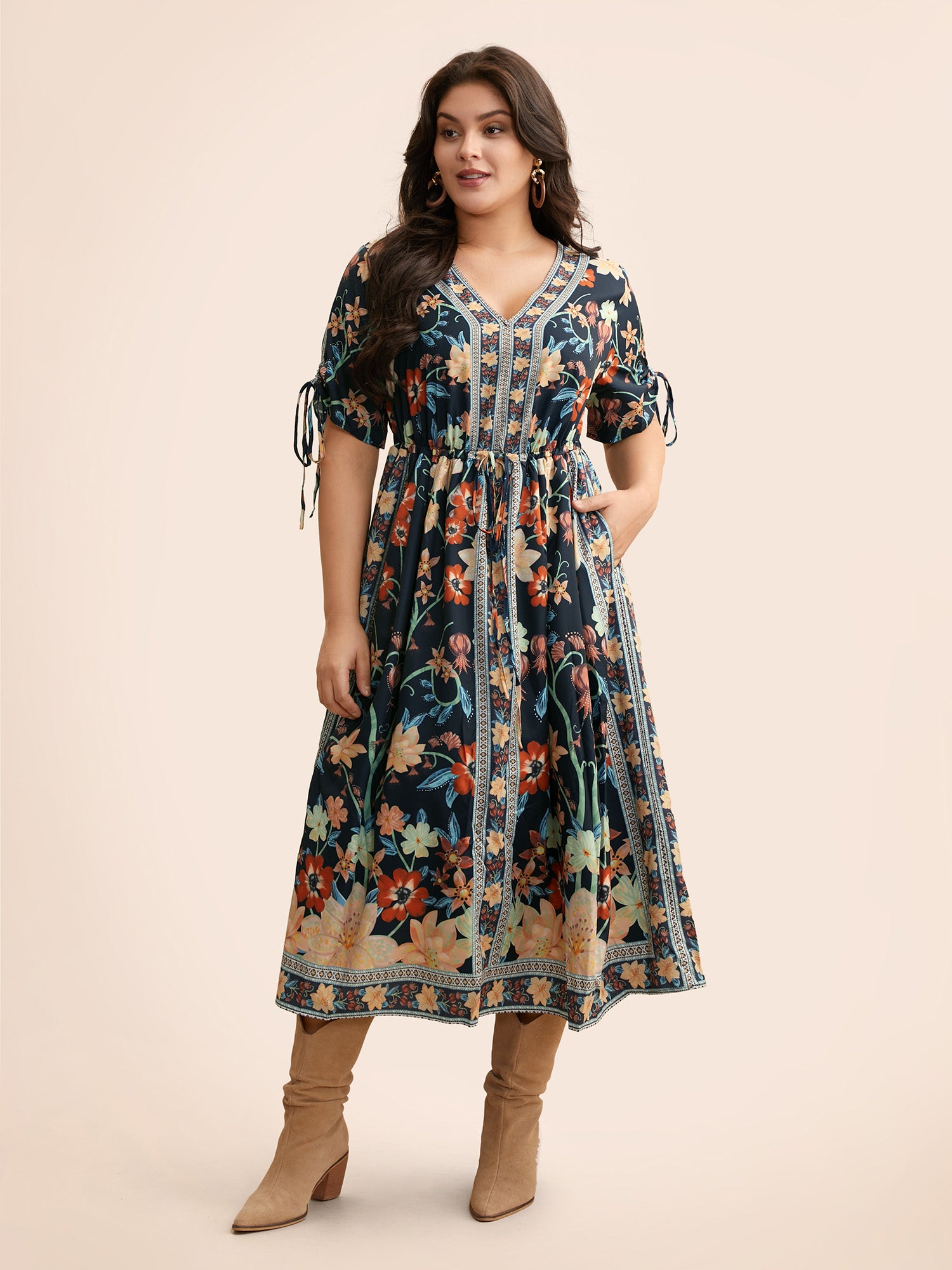 Boho plus size best sale