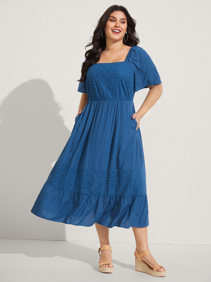 pleated tiered midi dress ZIMMERMANN Pleated Tiered Midi Dress | Women's Designer Corset Bodice Dress | Dusty Pink