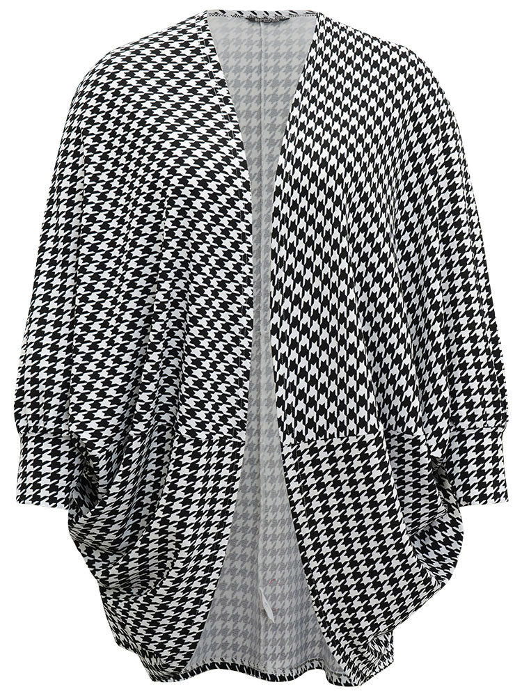 Timeless Houndstooth Kimono