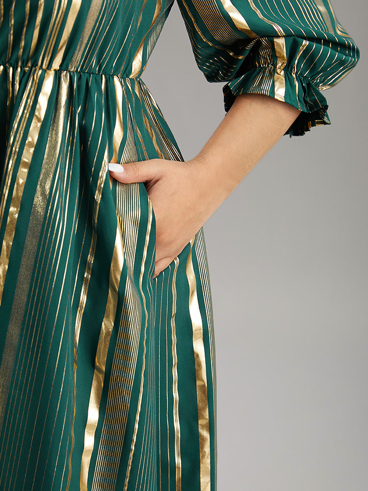 Mint Pocket and elastic maxi dress92878 main image 1