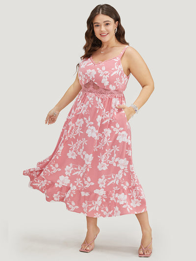 floor length embroidered dress Ladivine CD736 Elegant Fitted Formal Embellished Satin Gown Rose Gold / 0 main image 0