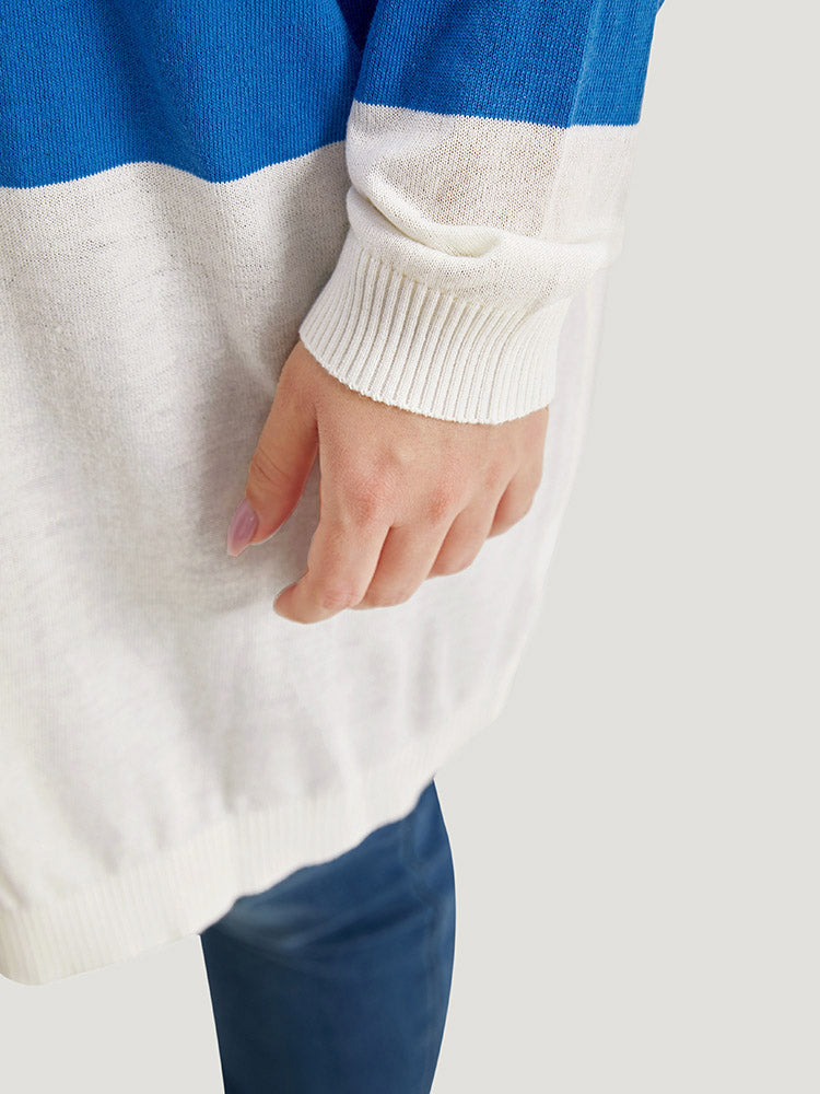 Supersoft Essentials Contrast Open Front Lightweight Cardigan