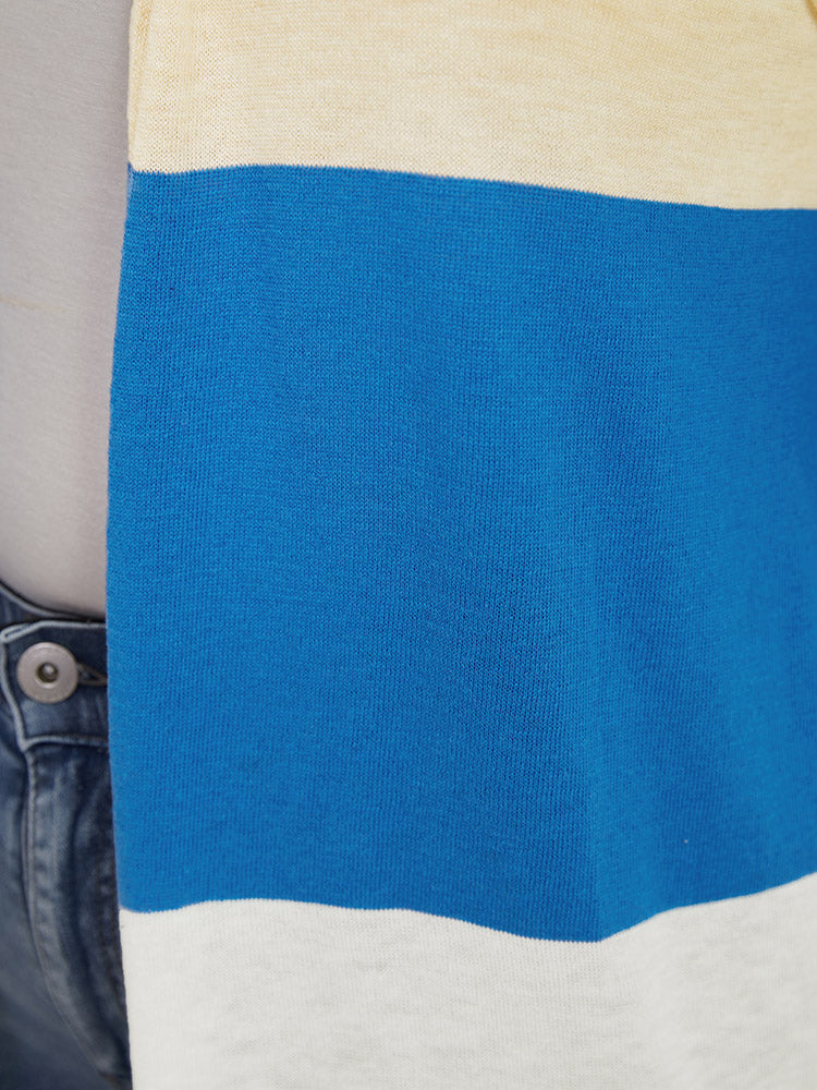 Supersoft Essentials Contrast Open Front Lightweight Cardigan