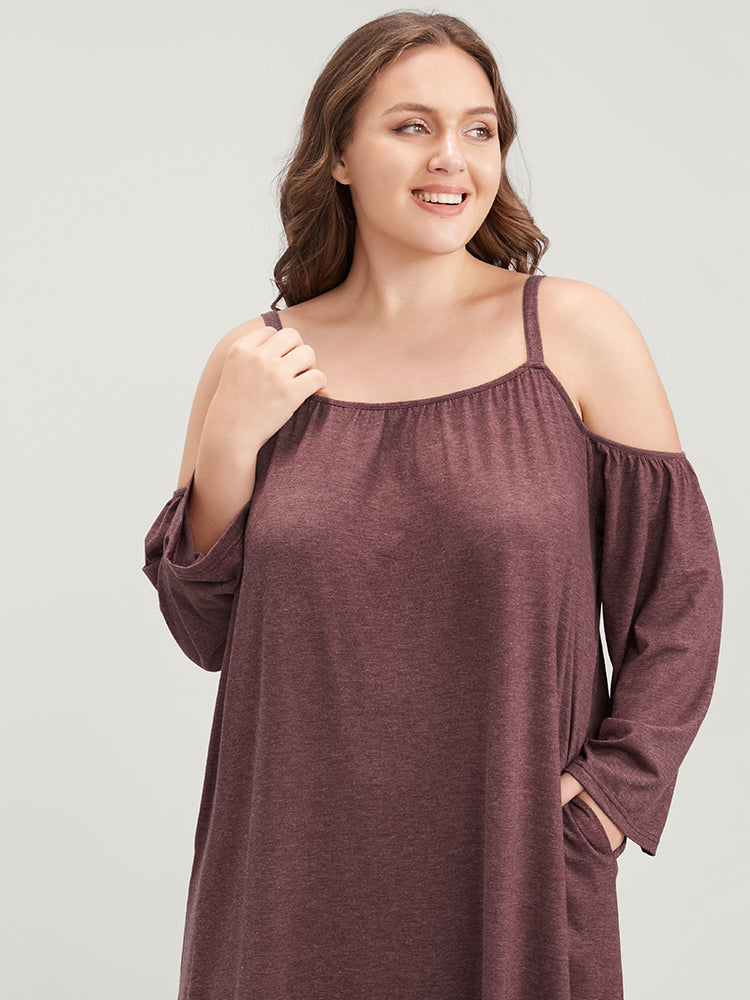 Sweet Dreams Cold Shoulder Nightgown