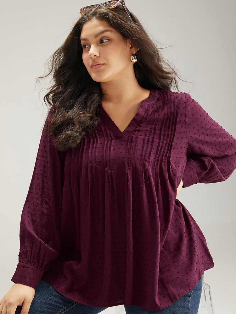 burgundy peasant top