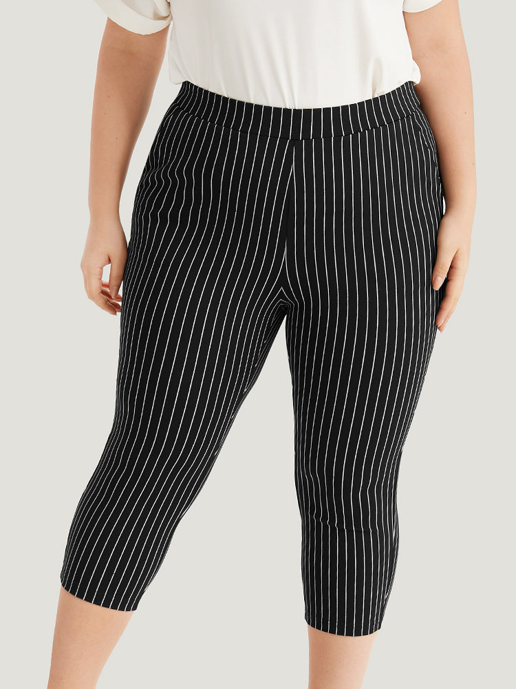 Striped skinny pants